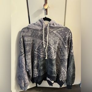 American Eagle Bandana Print Hoodie